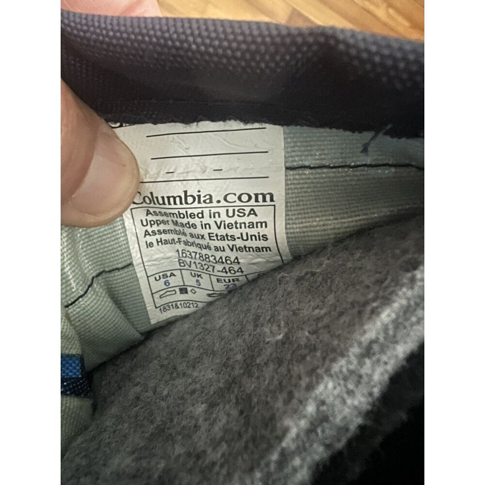 Columbia Toddler Powderbug Plus ll Waterproof Winter Snow BootsBlue Gray Size 6 - Picture 7 of 7